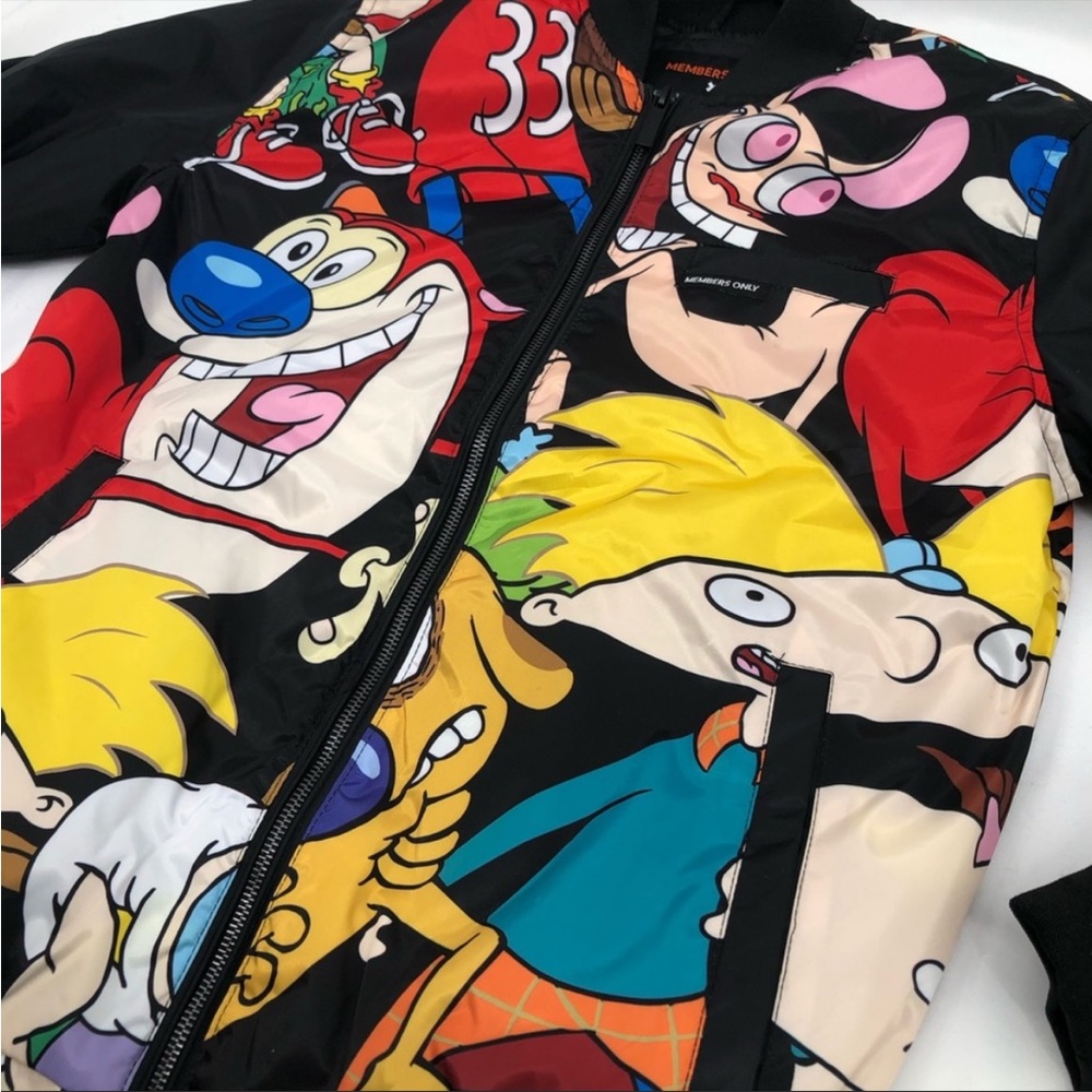 MENS MEMBERS ONLY NICKELODEON BOMBER JACKET Women - Picture 1 of 16